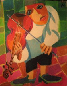 Voir le détail de cette oeuvre: Garçon au violon